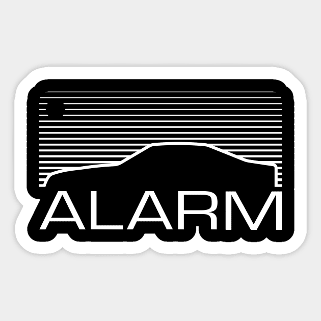 Car Alarm Sticker by 5Serious